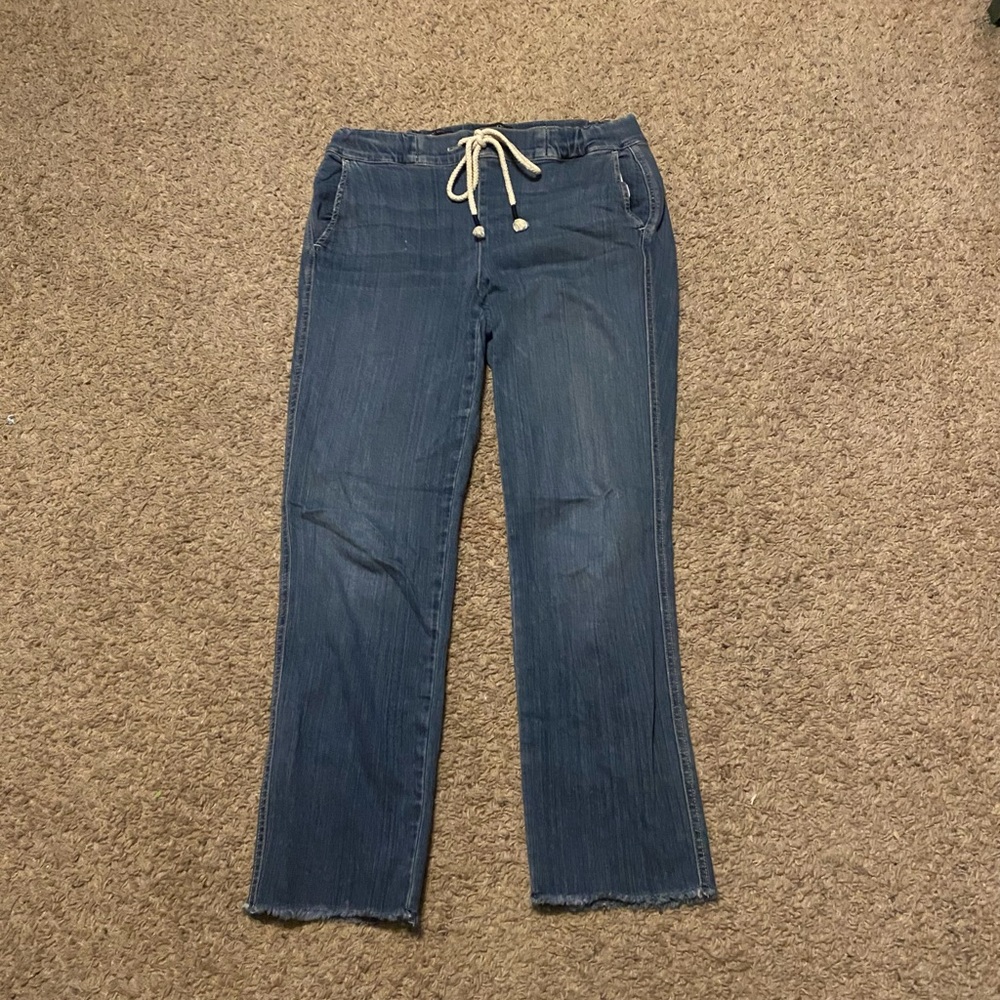 Lightweight denim cropped pants from NYDJ